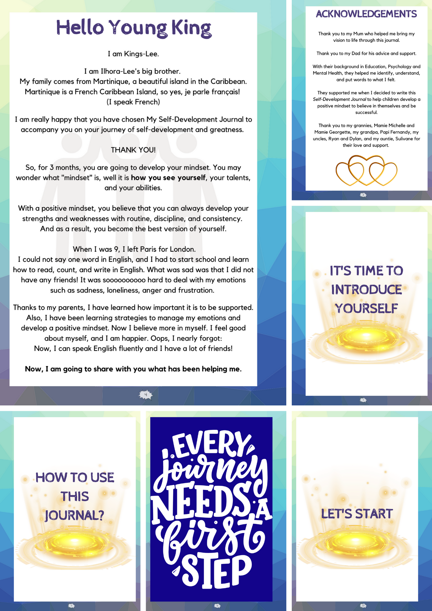 My Self-Development Journal – Resilient Boy Edition (90-Day)